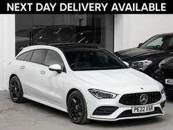 White Used 2022 Mercedes CLA180 Shooting Brake AMG line Estate | £25,500 (Fair price)