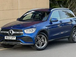 Blue Used 2022 Mercedes GLC220 AMG line SUV | £28,995 (Fair price)