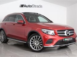 Red Used 2019 Mercedes GLC250 AMG Line Premium SUV | £23,495 (Fair price)