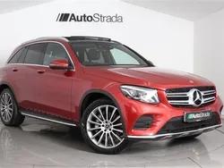 Red Used 2019 Mercedes GLC250 AMG Line Premium SUV | £23,495 (Fair price)