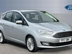 Silver Used 2017 Ford C-MAX Titanium MPV | £7,137 (Fair price)
