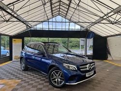 Blue Used 2018 Mercedes GLC250 AMG Line Premium Estate | £17,295 (Good price)