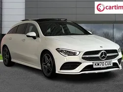 White Used 2020 Mercedes CLA200 Shooting Brake AMG line Estate | £23,399 (A bit pricey)
