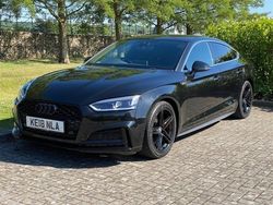 Black Used 2018 Audi A5 Sportback S-Line Hatchback | £16,995 (Fair price)