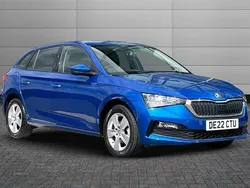 Blue Used 2022 Skoda Scala SE Hatchback | £14,495 (Fair price)