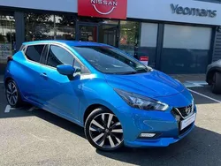 Blue Used 2021 Nissan Micra Tekna Hatchback | £15,390 (Fair price)