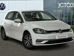 White Used 2018 VW Golf VII SE Hatchback | £11,850 (Good price)