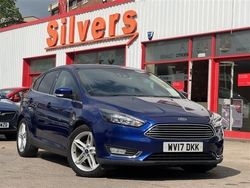 Blue Used 2017 Ford Focus Titanium Hatchback | £8,995 (Fair price)