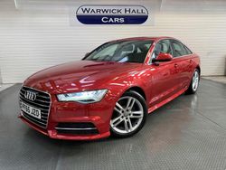 Red Used 2015 Audi A6 S-Line Sedan | £11,895 (Fair price)