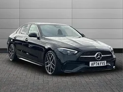 Black Used 2025 Mercedes C200 AMG Line Premium Sedan | £35,650 (Expensive)
