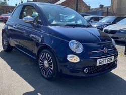 Blue Used 2017 Fiat 500 Riva Hatchback | £10,495 (A bit pricey)