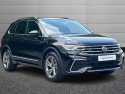 Black Used 2022 VW Tiguan R-line Edition SUV | £28,250 (Fair price)