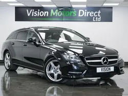 Black Used 2014 Mercedes CLS350 Shooting Brake AMG Estate | £6,970