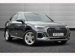 Grey Used 2022 Audi Q5 Sportback S-Line SUV | £31,550 (Fair price)