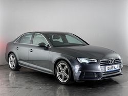 Grey Used 2018 Audi A4 S-Line Sedan | £15,100 (Fair price)