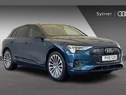Blue Used 2019 Audi e-tron Advanced SUV | £22,250 (Expensive)