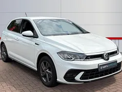 White Used 2022 VW Polo R-line Hatchback | £18,075 (Fair price)