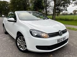 White Used 2012 VW Golf Cabriolet S Cabriolet | £3,295 (Fair price)