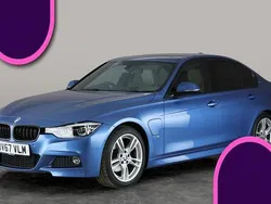 Blue Used 2017 BMW 330e M Sport Sedan | £13,702 (Fair price)