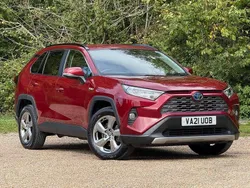 Red Used 2021 Toyota RAV4 Hybrid Design SUV | £23,275 (Good price)