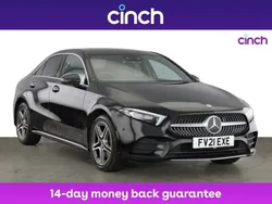 Black Used 2021 Mercedes A250 AMG Line Premium Plus Sedan | £19,899 (Fair price)