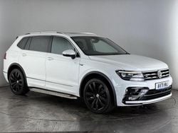 White Used 2021 VW Tiguan Allspace R-line SUV | £26,700 (Fair price)