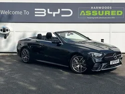 Black Used 2021 Mercedes E220 AMG Line Premium Cabriolet | £26,990 (Fair price)