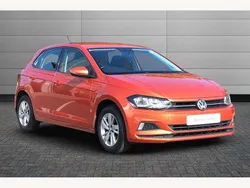 Energetic orange Used 2019 VW Polo SE Hatchback | £10,750 (Fair price)