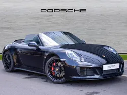Jet black metallic Used 2018 Porsche 911 Carrera GTS Cabriolet | £79,850 (Fair price)