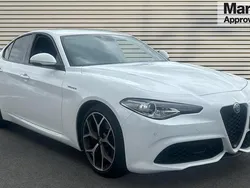 White Used 2021 Alfa Romeo Giulia Veloce Sedan | £27,521 (A bit pricey)