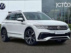 White Used 2021 VW Tiguan R-line SUV | £25,950 (Fair price)