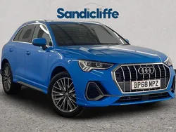 Blue Used 2019 Audi Q3 S-Line SUV | £20,594 (Fair price)