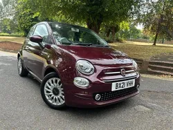 Red Used 2021 Fiat 500 Lounge Hatchback | £9,863 (Fair price)