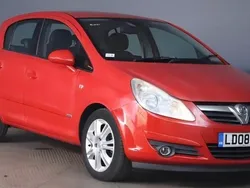 Red Used 2008 Vauxhall Corsa Design Edition Hatchback | £1,690 (Super price)