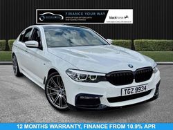 White Used 2018 BMW 520 M Sport Sedan | £16,795 (Fair price)