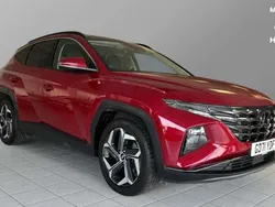 Sunset red Used 2021 Hyundai Tucson Ultimate SUV | £21,825 (Fair price)