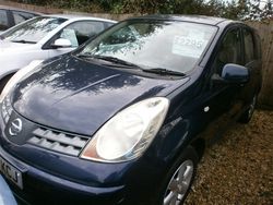 Blue Used 2008 Nissan Note Acenta MPV | £2,295