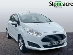 White Used 2017 Ford Fiesta Zetec Hatchback | £6,495 (Fair price)