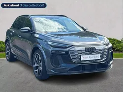 Grey Used 2024 Audi Q6 e-tron Advanced SUV | £59,591 (Fair price)