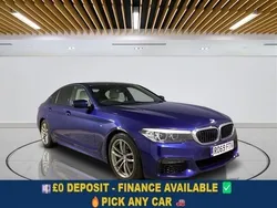 Blue Used 2019 BMW 520 M Sport Sedan | £17,749 (Fair price)
