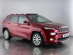 Red Used 2018 Jeep Cherokee Overland SUV | £13,600 (Fair price)
