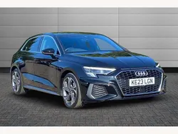 Mythos black Used 2023 Audi A3 S-Line Hatchback | £24,650 (A bit pricey)