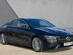 Black Used 2024 Mercedes CLA220 AMG Line Premium Sedan | £29,480 (Fair price)