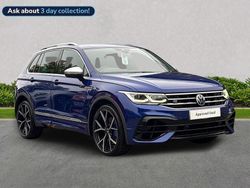 Blue Used 2021 VW Tiguan R SUV | £33,787 (Fair price)