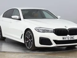 White Used 2022 BMW 520 M Sport | £29,499 (A bit pricey)