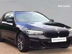 Black Used 2021 BMW 530e M Sport Estate | £21,495 (Good price)
