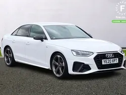 White Used 2020 Audi A4 Black Edition Sedan | £22,299 (Fair price)