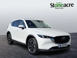 White New 2025 Mazda CX-5 Exclusive-Line SUV | £31,000 (A bit pricey)