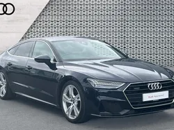 Blue Used 2022 Audi A7 S-Line Hatchback | £32,829 (Fair price)