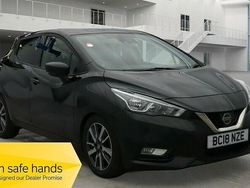 Black Used 2018 Nissan Micra N-Connecta Hatchback | £4,495 (Good price)